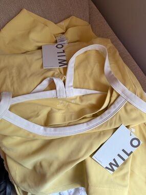 Willow Yellow Set with White Trim Detail